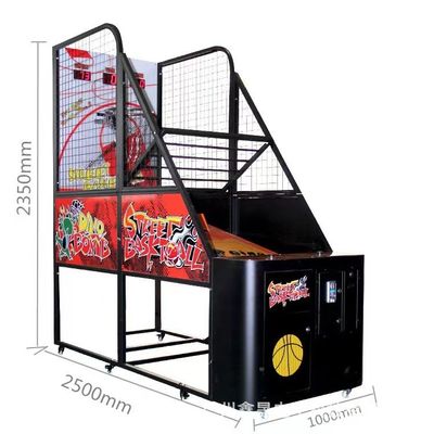 Interactive Coins Operated Basketball Pro Arcade Game Indoor Sports 80W