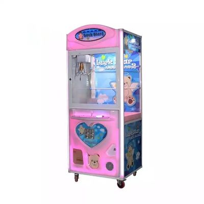 Shopping Mall Crane Claw Machine with Metal acrylic plastic Material and Coin Operation