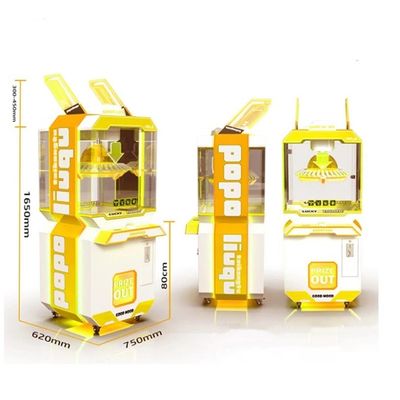 Clamp Vending Arcade Prize Machine 1 Player Mini Claw Crane Machine
