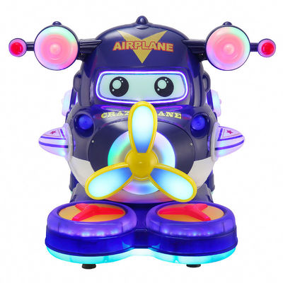 85*51*96cm Plane Plastic Kiddy Ride MP5 Kids Swing Machine at Amusement Game Center