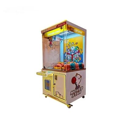 1 Player Metal Acrylic Plastic Coin Operated Vending Machine Claw Crane Game Doll Machine