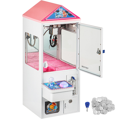 Mini Claw Crane Machine with Bill Acceptor for Arcade Centers