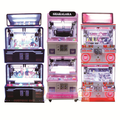 Mini Claw Crane Machine with Bill Acceptor for Arcade Centers