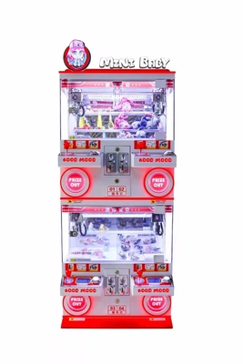Mini Claw Crane Machine with Bill Acceptor for Arcade Centers