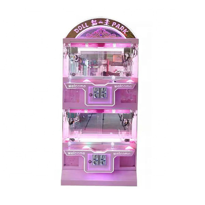 Coin Operated Claw Machine Arcade Game with Bill Acceptor