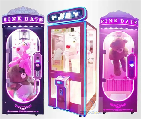 Custom Coin Pusher Arcade Machine with Adjustable Prize Partitions