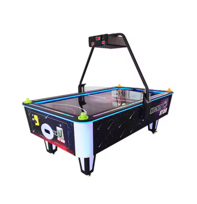 4 Player Arcade Air Hockey Table Game Machine Acrylic Surface 230V