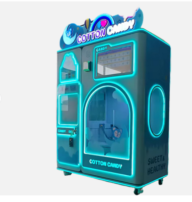 Automatic Small Cotton Candy Machine Vending Type 2500W For Hotel / Food Shop